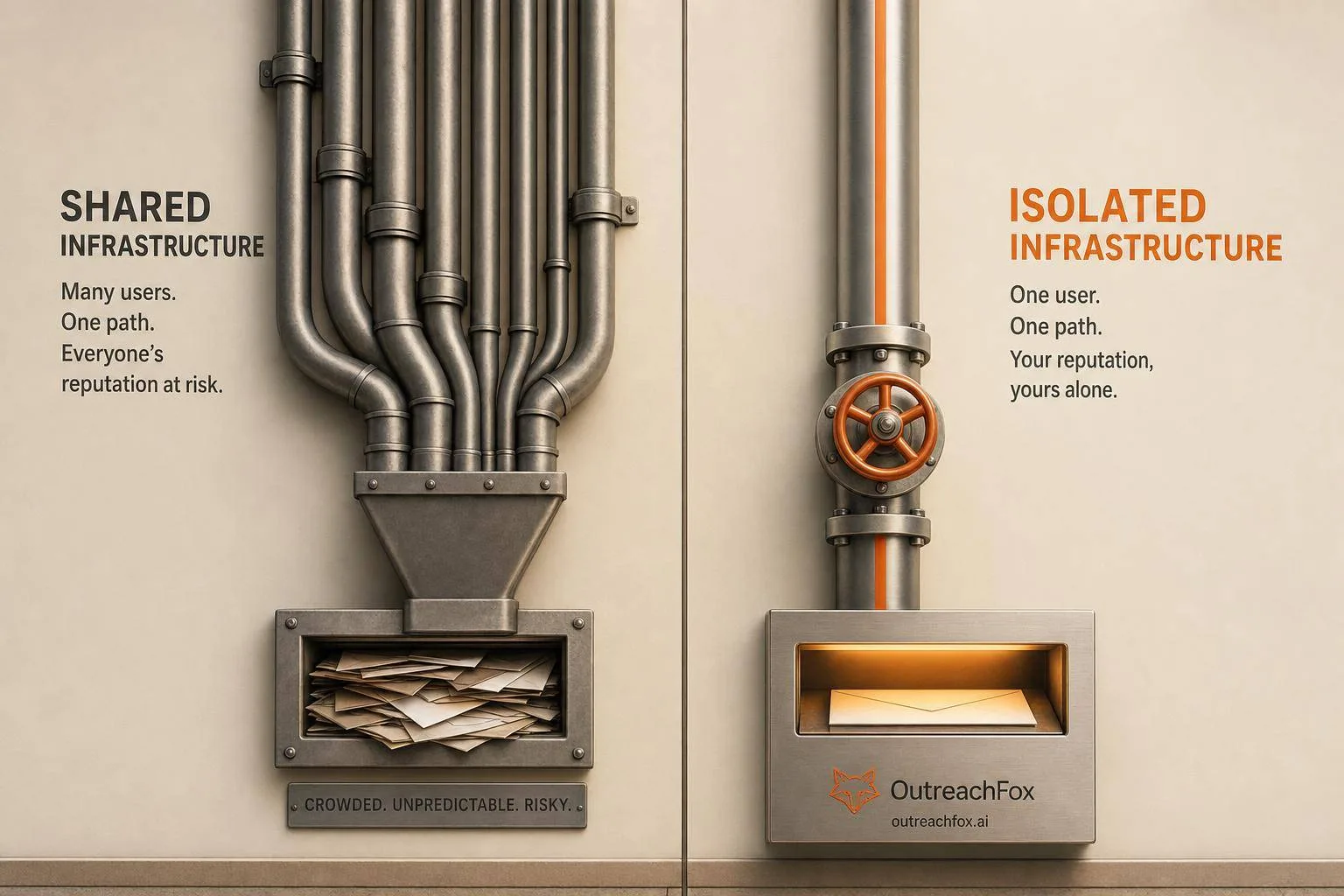 Cold Email Deliverability: Shared vs Isolated Infrastructure
