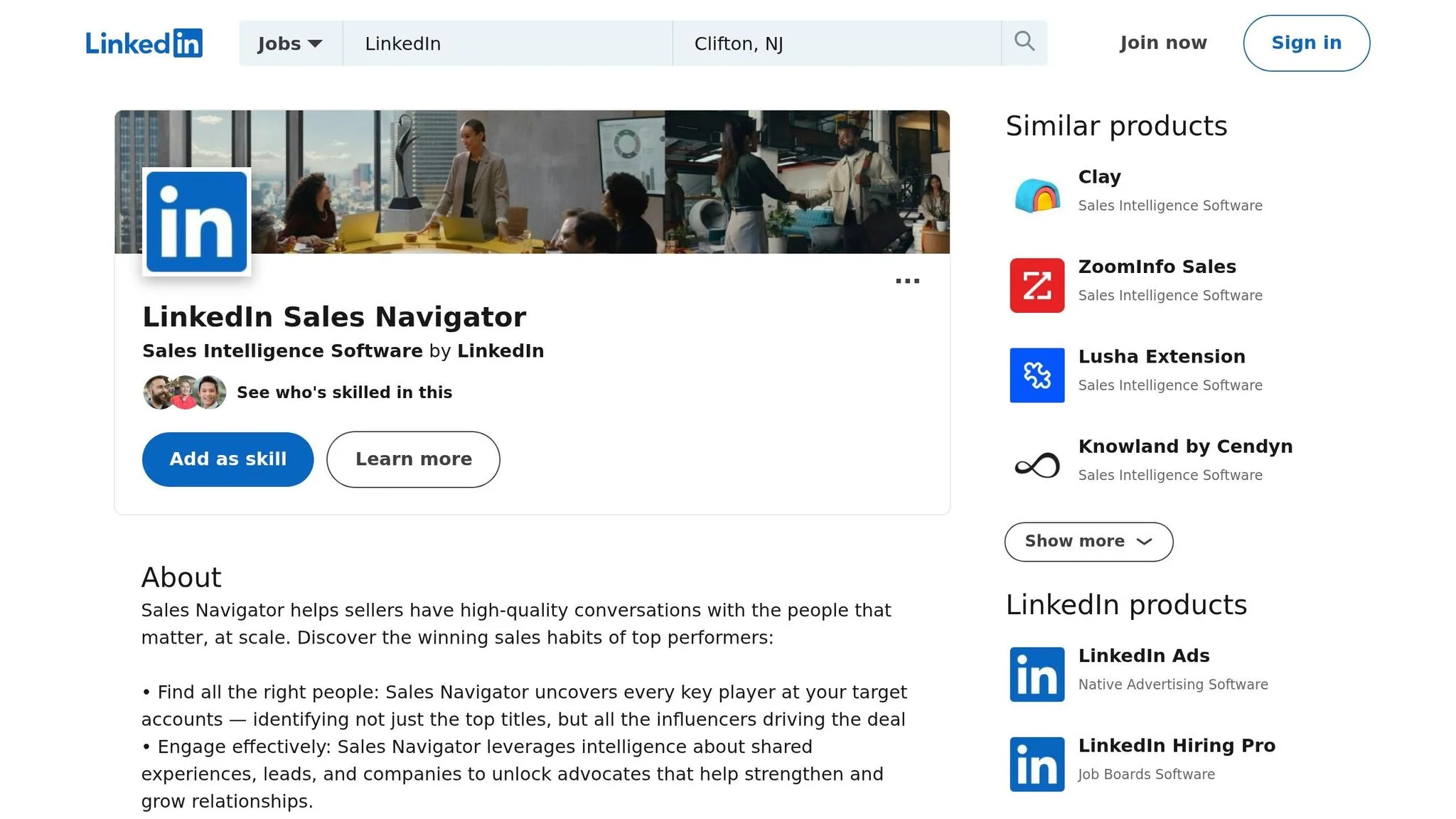 Sales Navigator