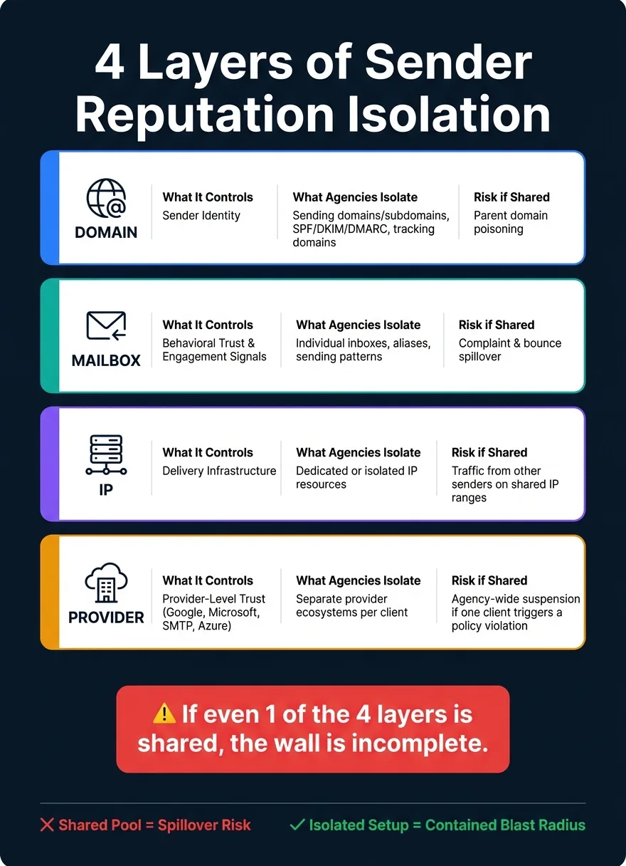 4 Layers of Sender Reputation Isolation for Agencies