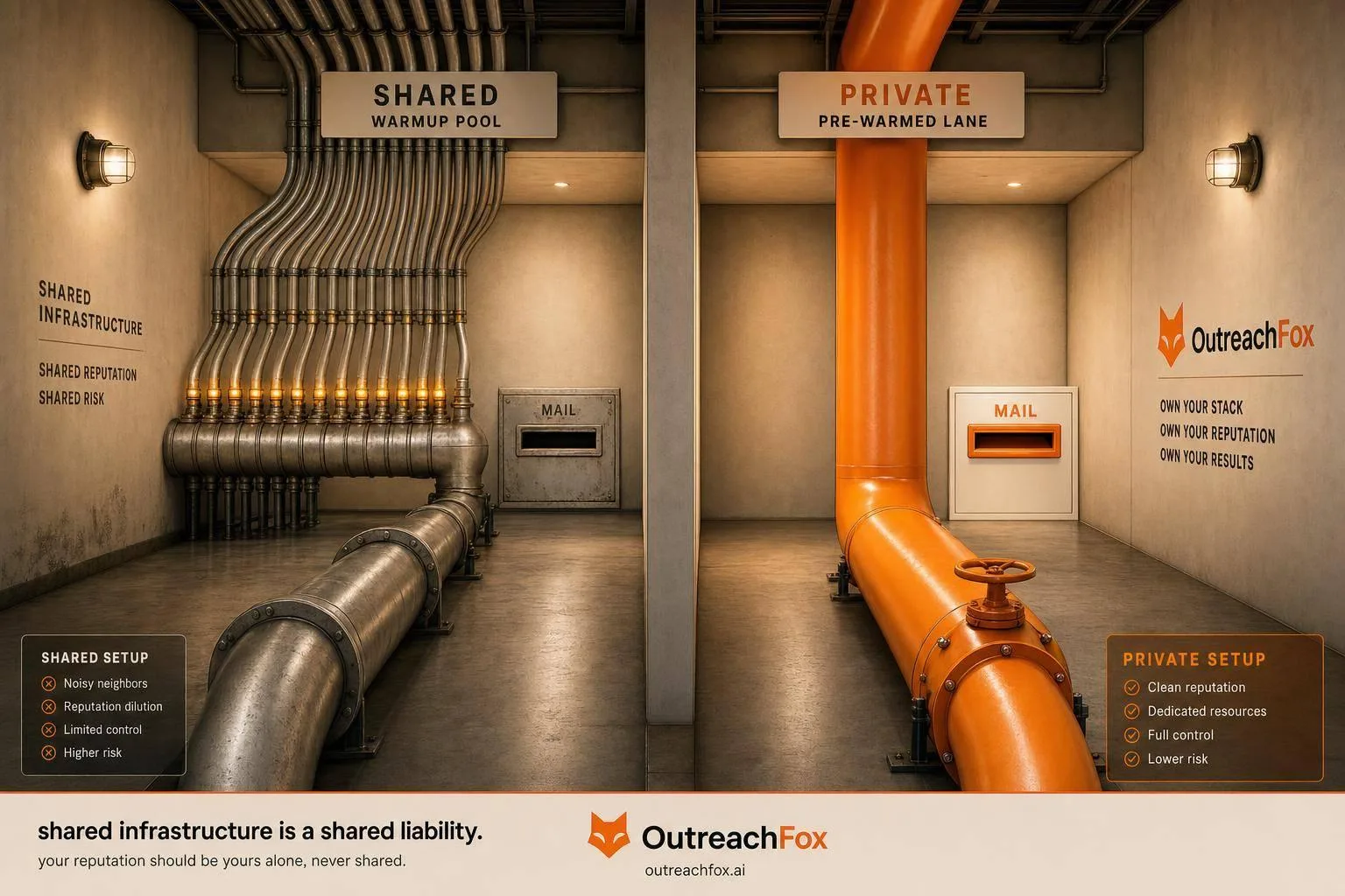 Pre-Warmed Mailboxes in Shared vs Private Setup